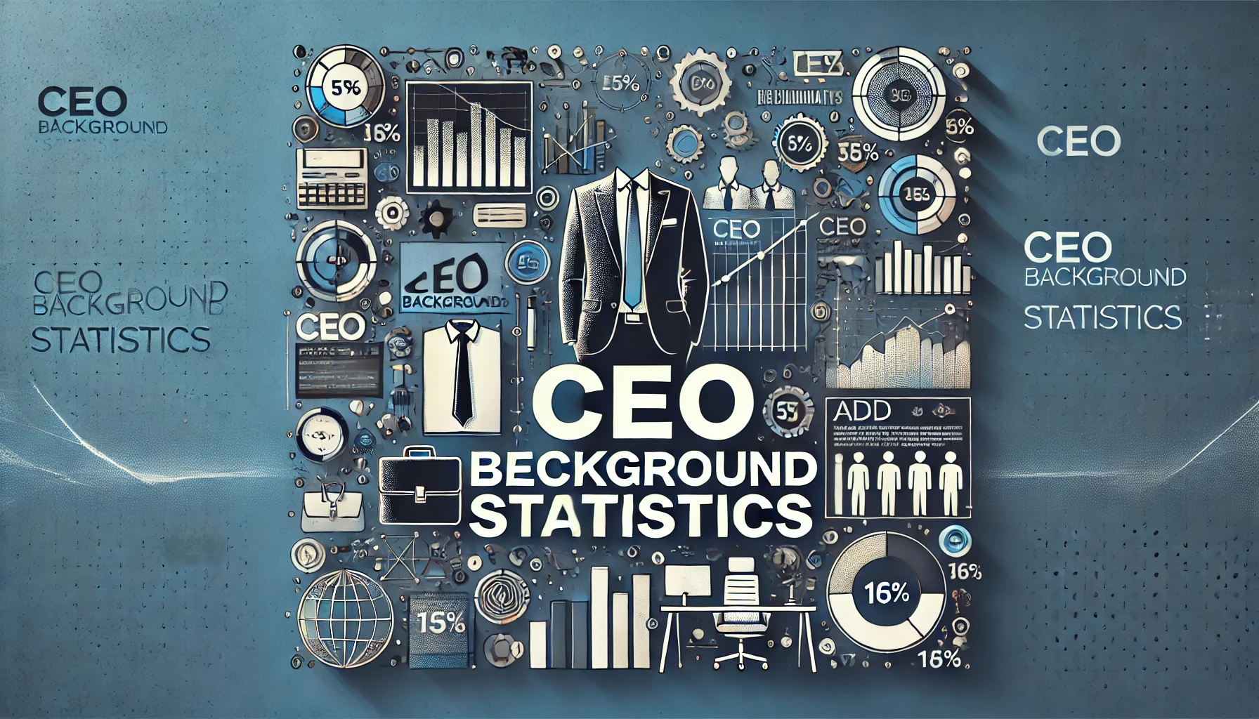 CEO Background Statistics By Wage Gap by Race, Degree Level, Industry, Tenure and Education